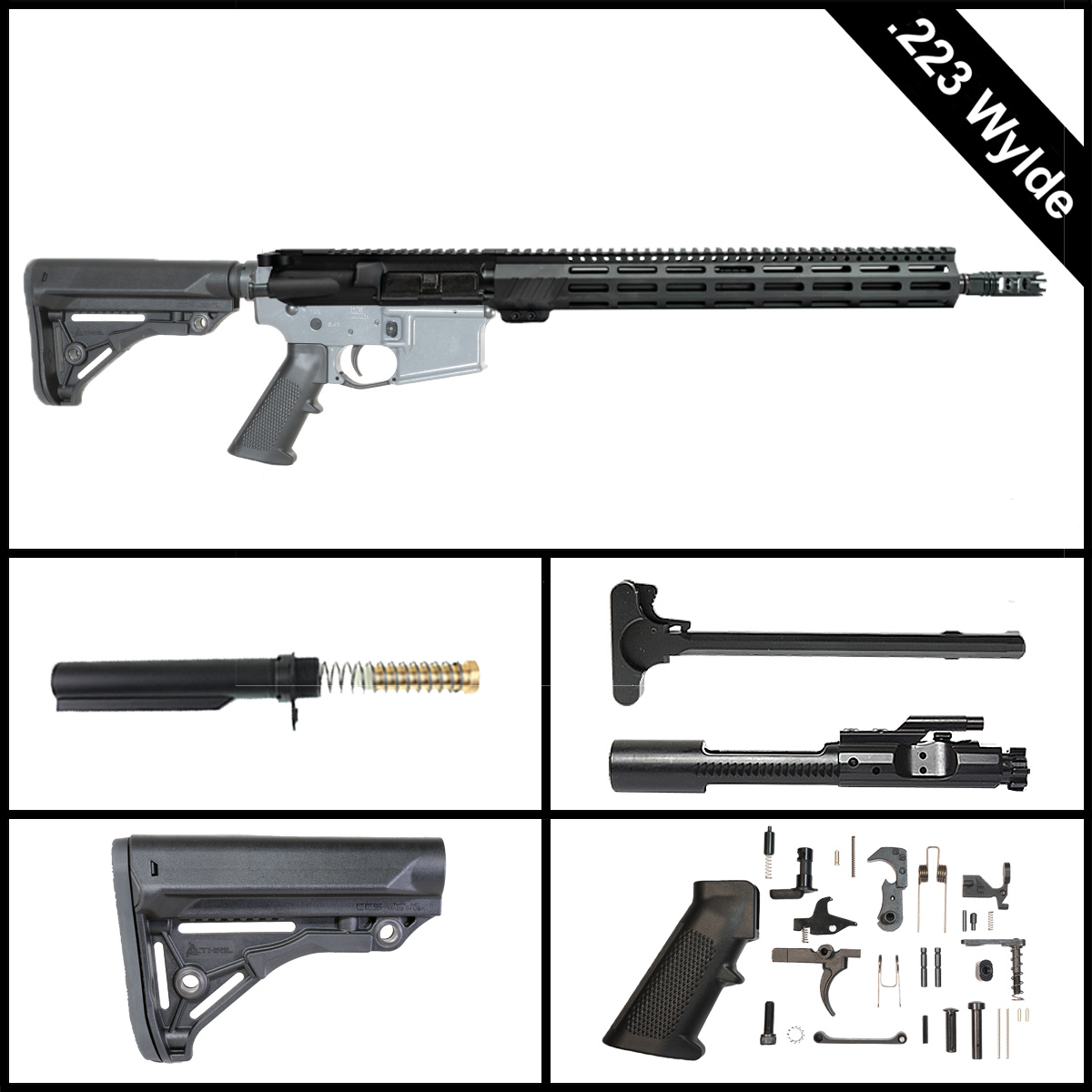 Davidson Defense Beleg 16-inch AR-15 .223 Wylde Rifle Full Build Kit