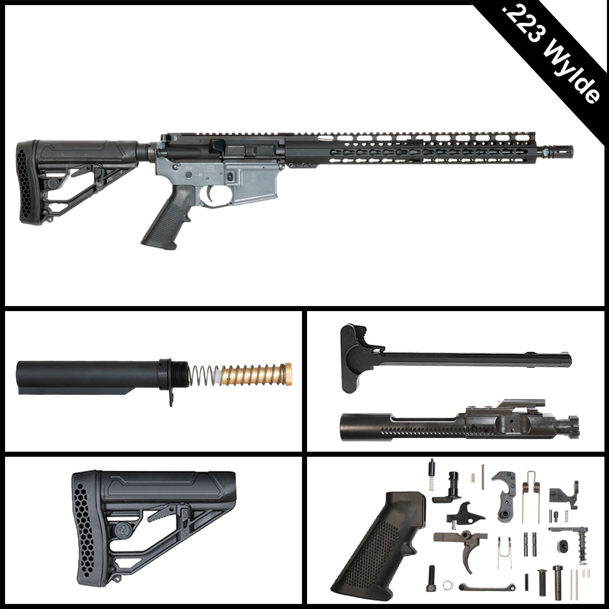 Davidson Defense Lost Relic 16-inch AR-15 .223 Wylde Rifle Full Build Kit