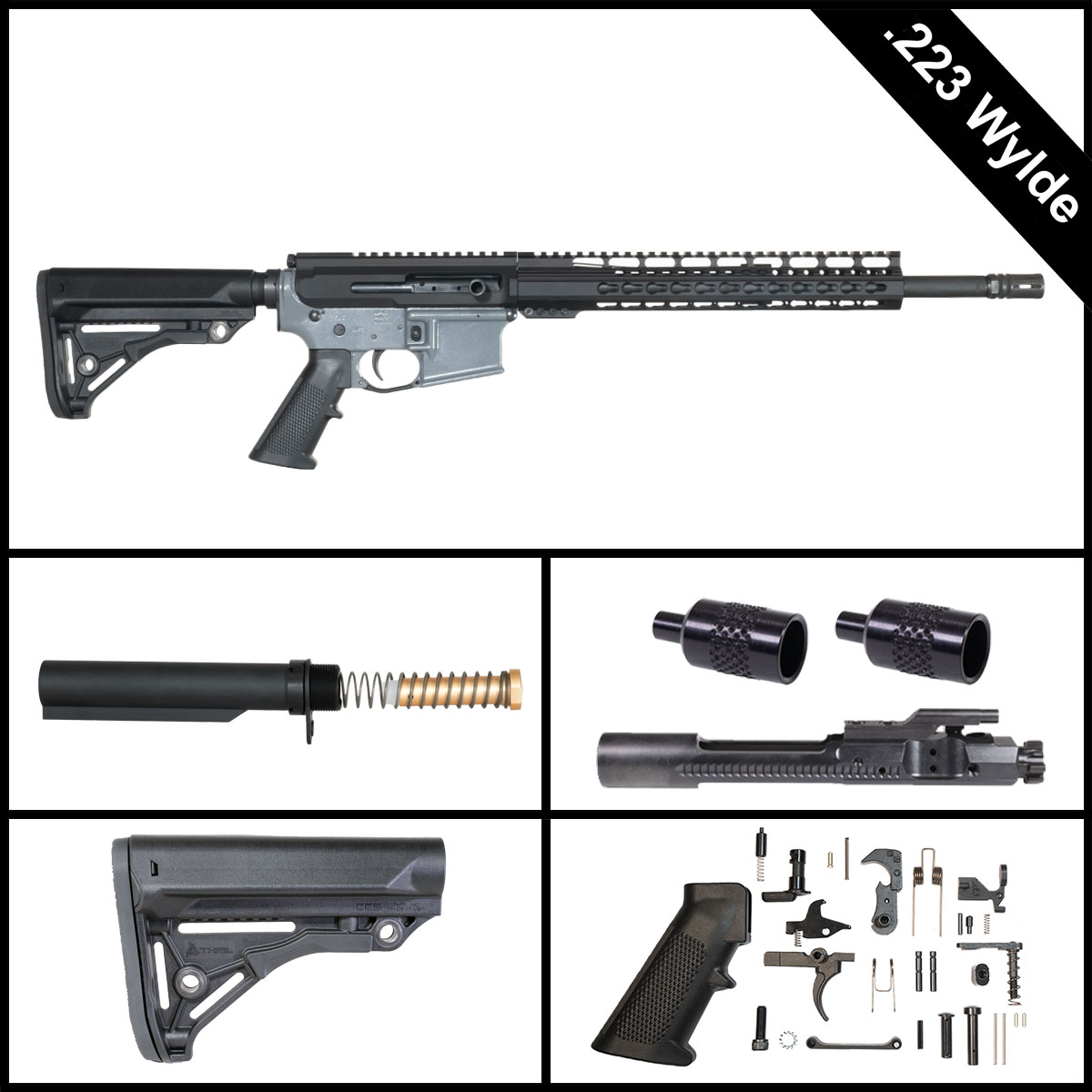 Davidson Defense Side Piece 16-inch AR-15 .223 Wylde Rifle Full Build Kit