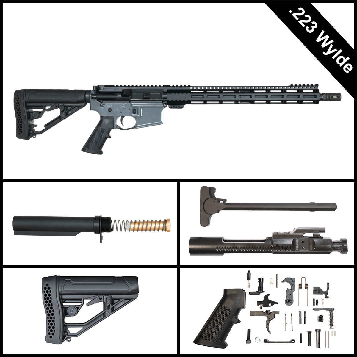 Davidson Defense Shadowmere 16-inch AR-15 .223 Wylde Rifle Full Build Kit