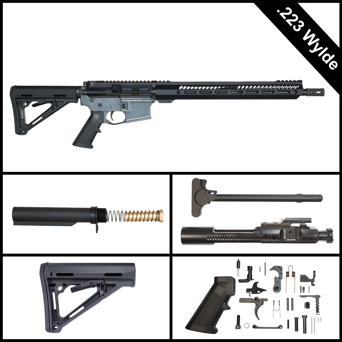 Davidson Defense Wildfire 16-inch AR-15 .223 Wylde Rifle Full Build Kit