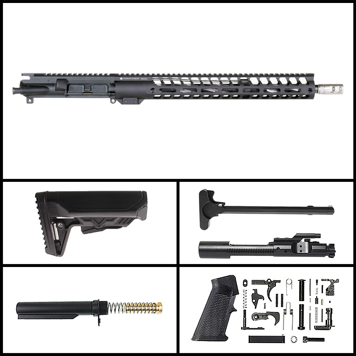 Davidson Defense 'Honorable Fisticuffs' 16-inch AR-15 .223 Wylde Nitride Rifle Full Build Kit