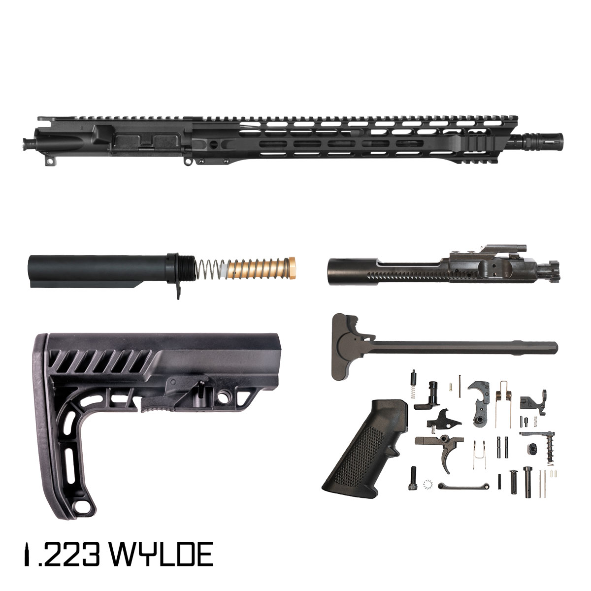 Davidson Defense Rearguard 16-inch Carbine-Gas 1:8 .223 Wylde AR-15 M-Lok Handguard Rifle Full Build Kit