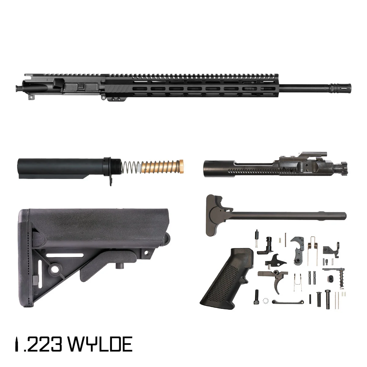 Davidson Defense Aegis 20-inch Rifle-Gas 1:8 .223 Wylde AR-15 M-Lok Handguard Rifle Full Build Kit