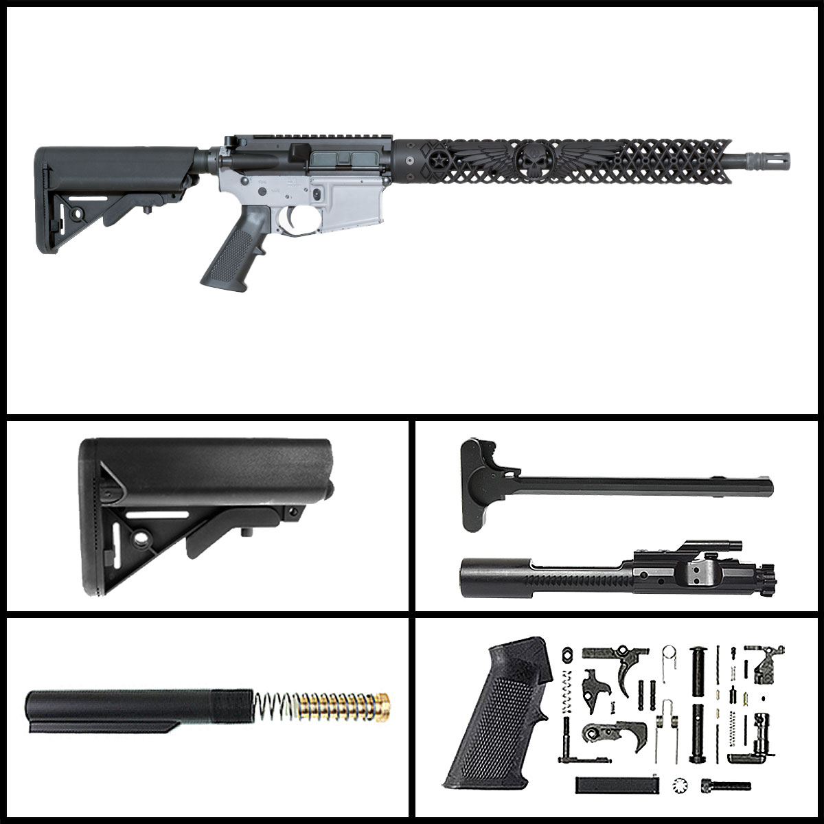 Davidson Defense '.300 Falcon' 16-inch AR-15 .300BLK Nitride Rifle Full ...