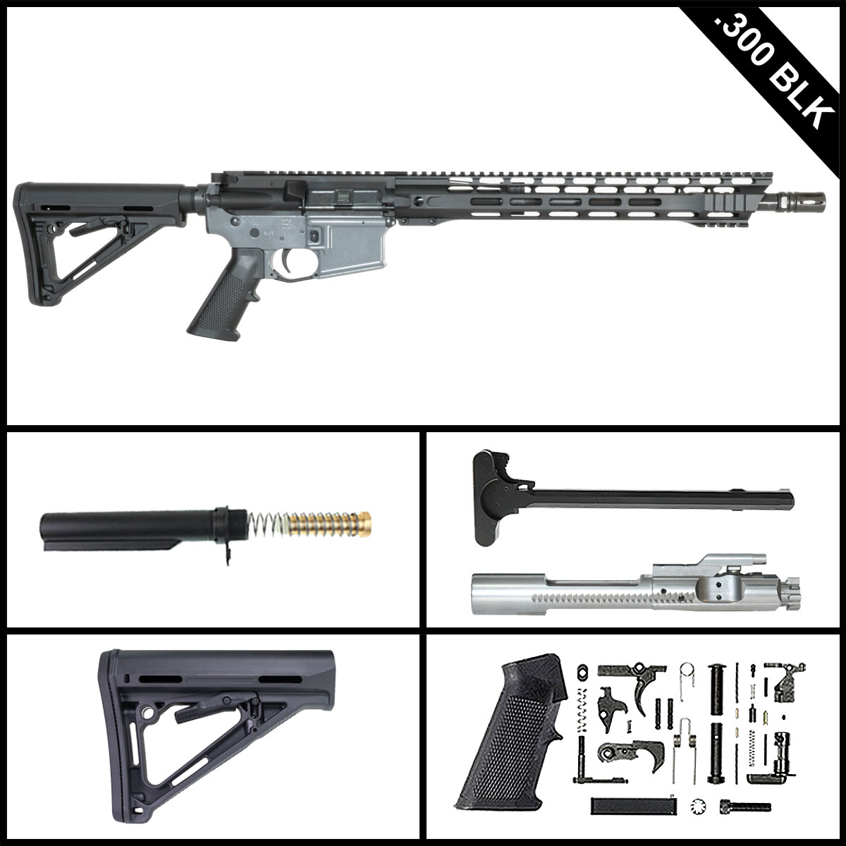 Davidson Defense Ormal 16-inch AR-15 .300 BLK Rifle Full Build Kit