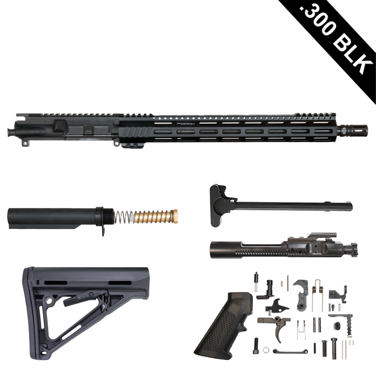 Davidson Defense Tuskline 16-inch AR-15 .300 BLK Rifle Full Build Kit