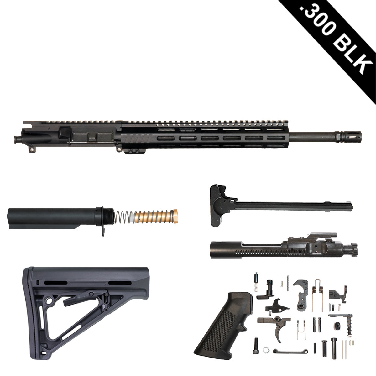Davidson Defense Little Brother 16-inch AR-15 .300 BLK Rifle Full Build Kit