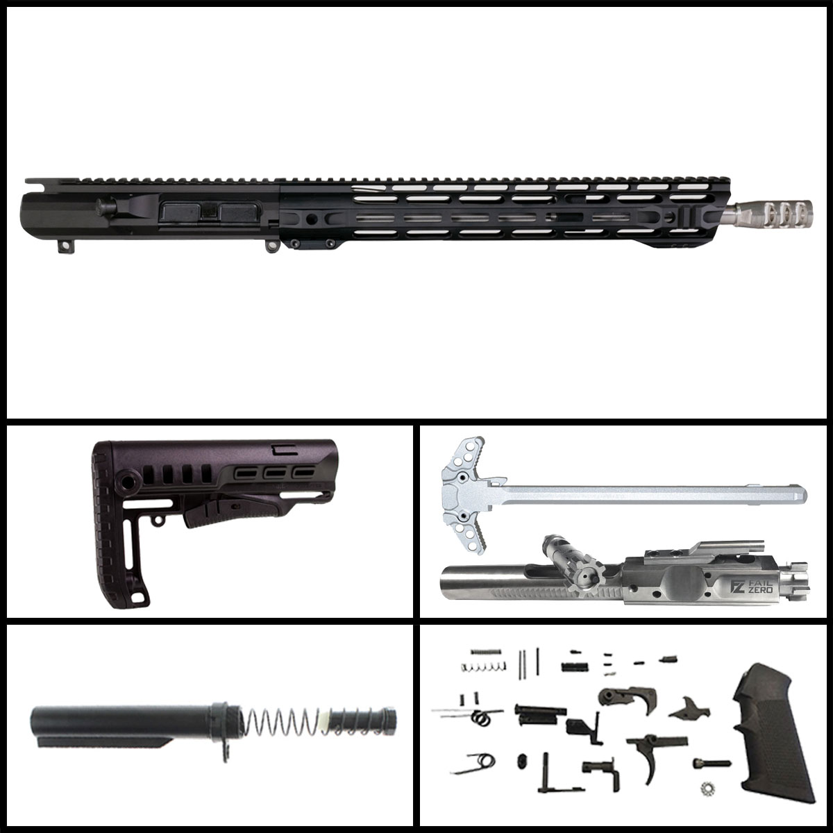 Davidson Defense 'Swiftwind' 16-inch LR-308 .308 Win Stainless Rifle Full Build Kit