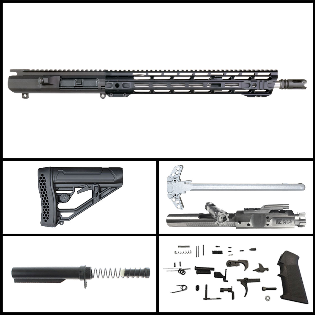 Davidson Defense 'Ironclad' 16-inch LR-308 .308 Win Stainless Rifle Full Build Kit