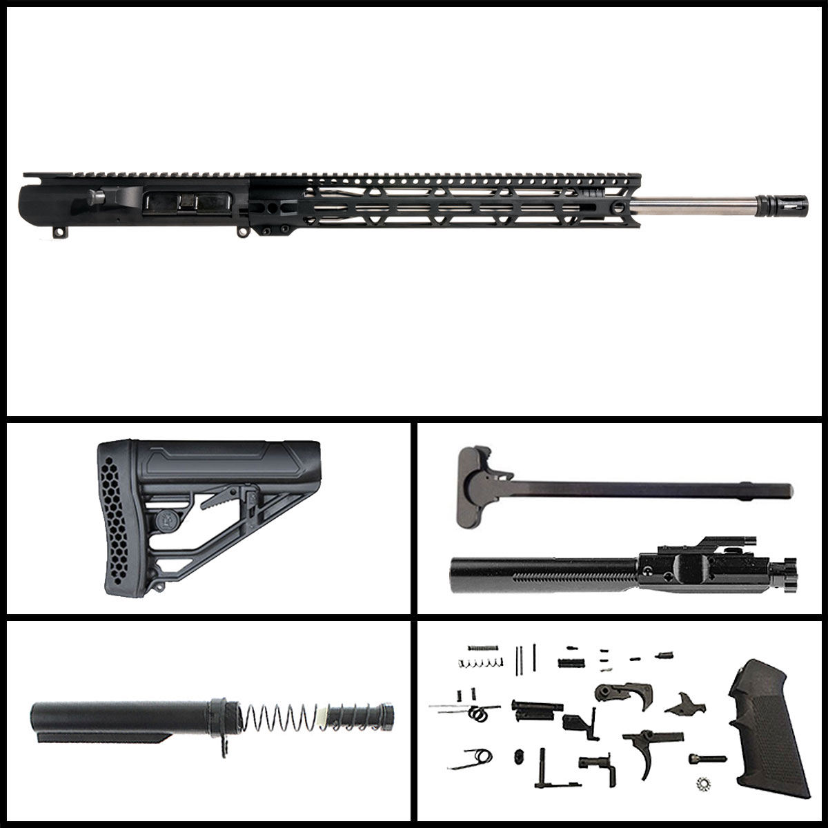'Three Zero Eight' 20-inch LR-308 .308 Win Stainless Rifle Full Build Kit
