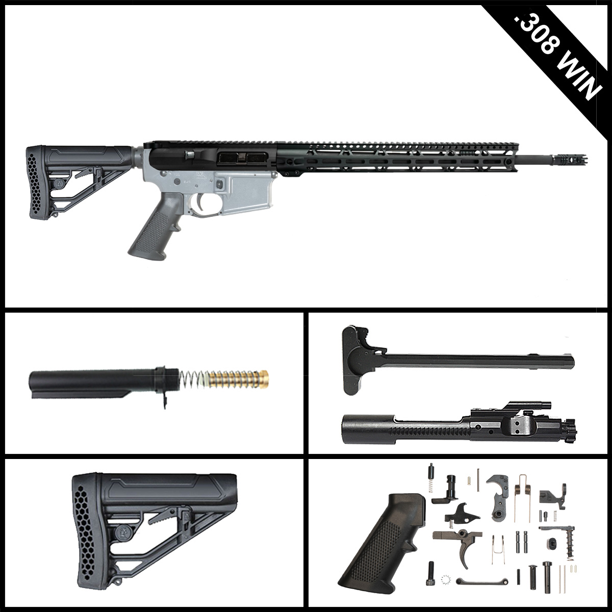 Davidson Defense Nienna 20-inch LR-308 .308 Win Rifle Full Build Kit