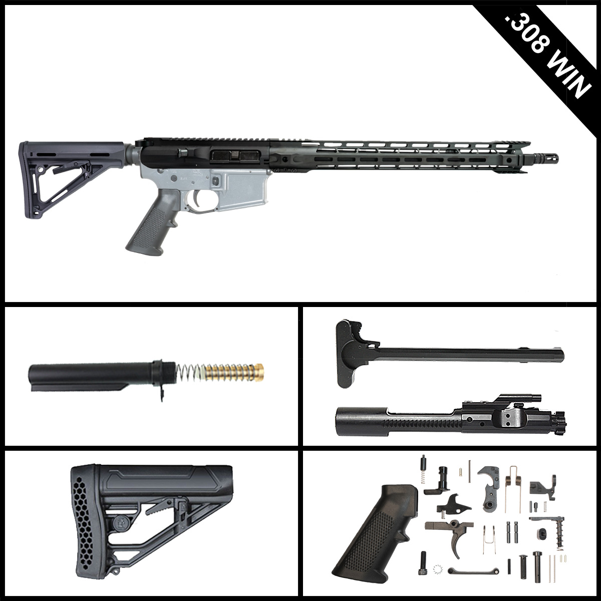 Davidson Defense Vaire 20-inch LR-308 .308 Win Rifle Full Build Kit