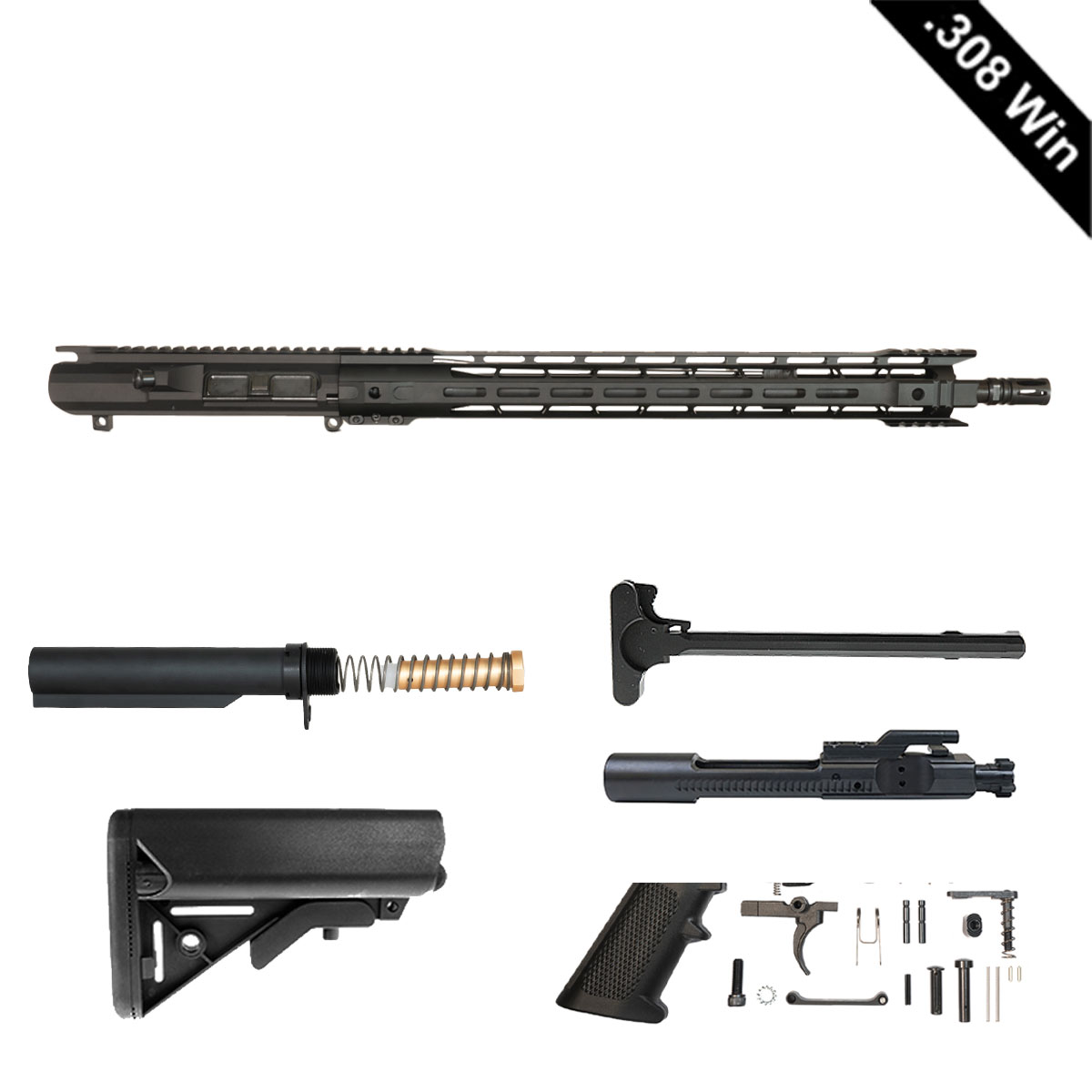 Davidson Defense Talon 20-inch Rifle-Gas .308 Win LR-308 Rifle Full Build Kit