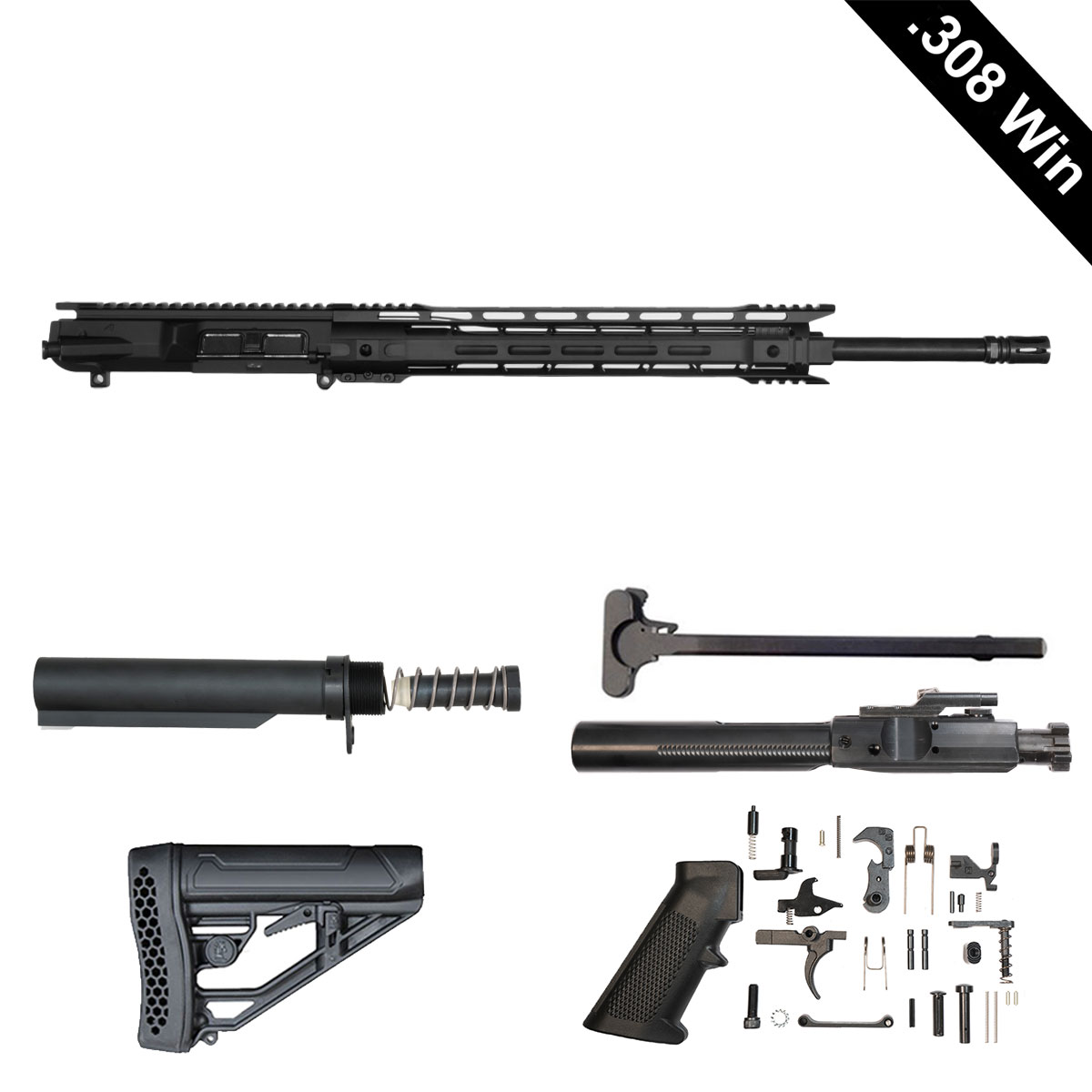 Davidson Defense Claw 20-inch Rifle-Gas .308 Win LR-308 Rifle Full Build Kit