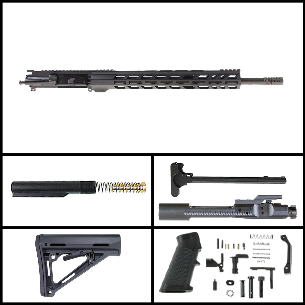  Davidson Defense 'Z450' 18-inch AR-15 .450 Bushmaster Phosphate Drop in Trigger Ready Rifle Full Build Kit
