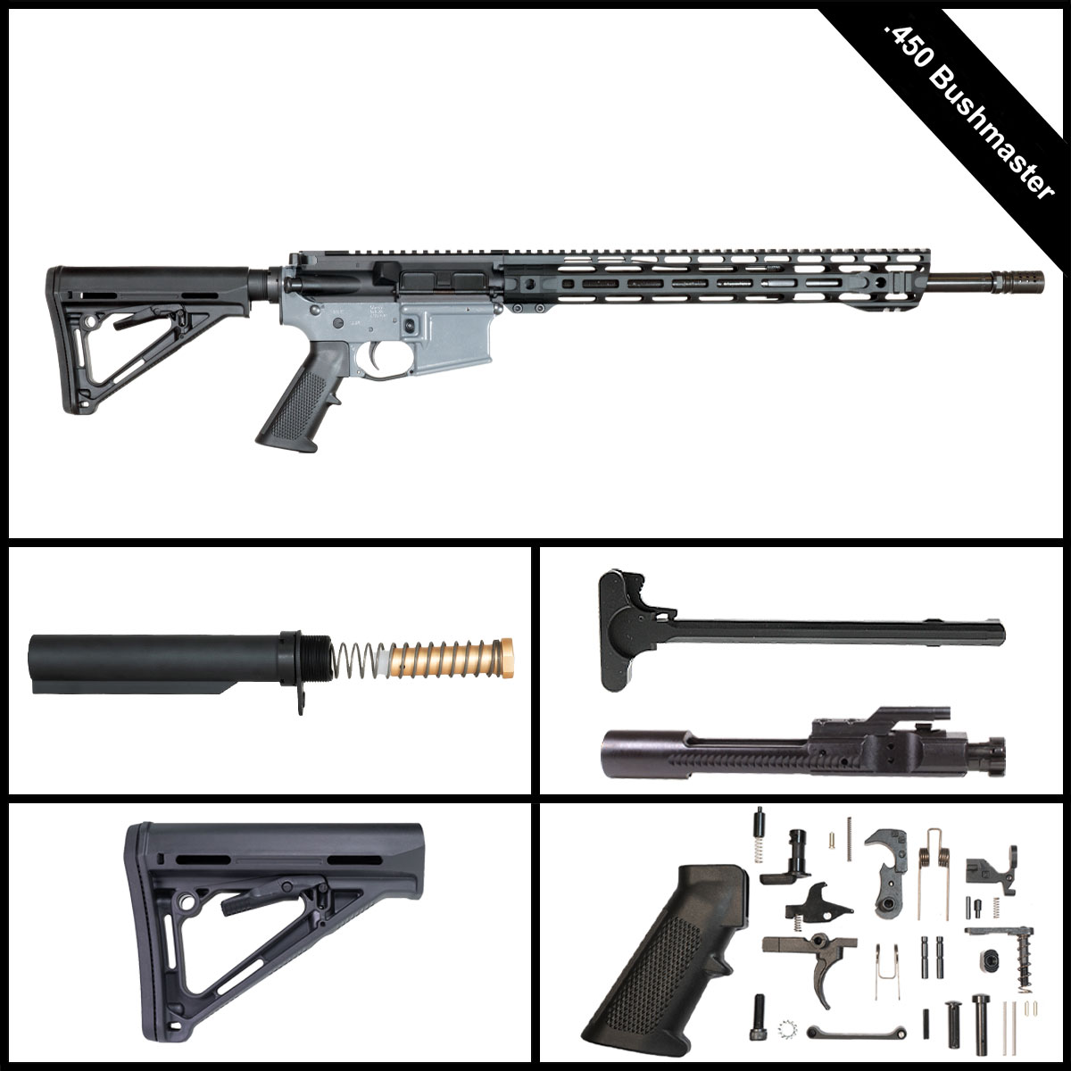 Davidson Defense The Council 18-inch AR-15 .450 Bushmaster Rifle Full Build Kit
