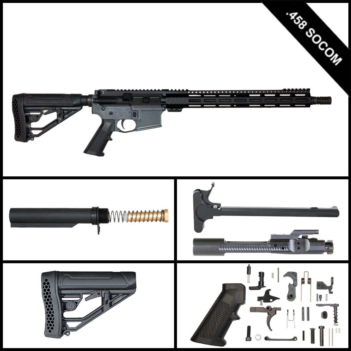 Davidson Defense Twilight Siege 16-inch AR-15 .458 SOCOM Rifle Full Build Kit