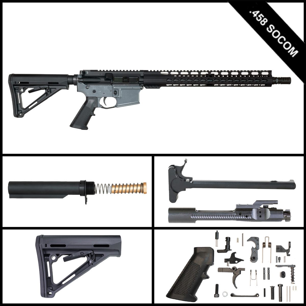 Davidson Defense Oathwrought 16-inch AR-15 .458 SOCOM Rifle Full Build Kit