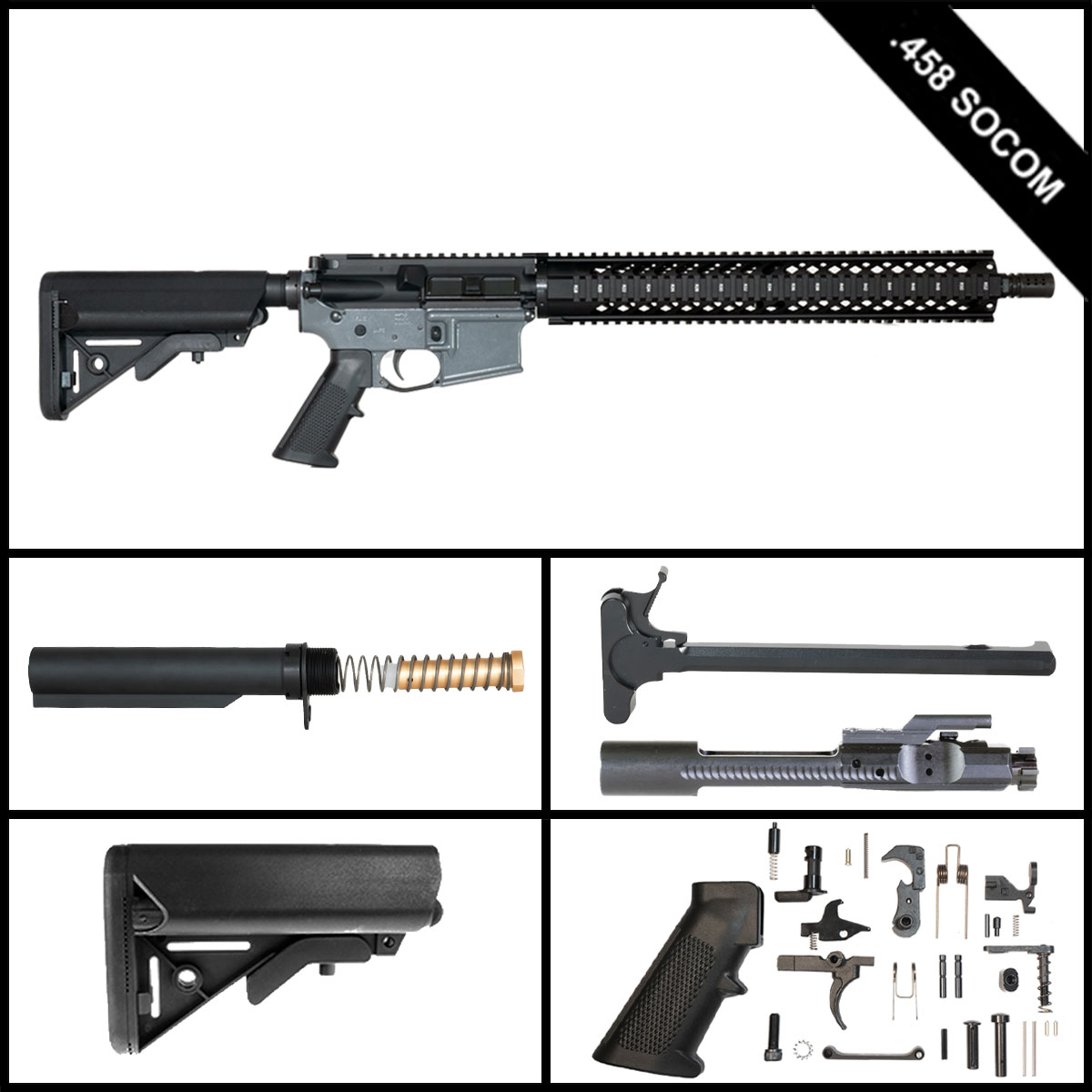 Davidson Defense Dawnbringer 16-inch AR-15 .458 SOCOM Rifle Full Build Kit