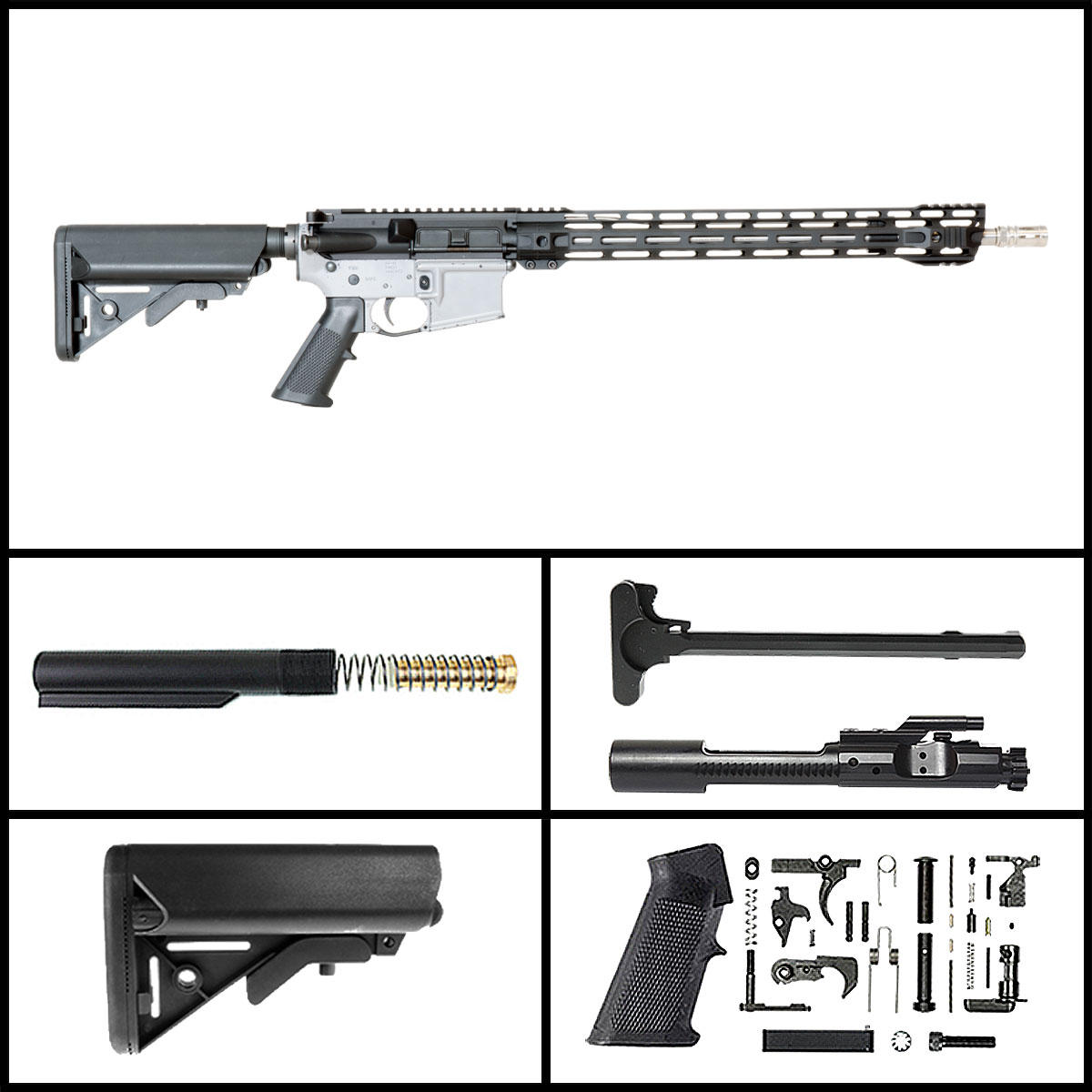 Davidson Defense 'Stainless Sentinel' 18-inch AR-15 5.56 NATO Stainless ...