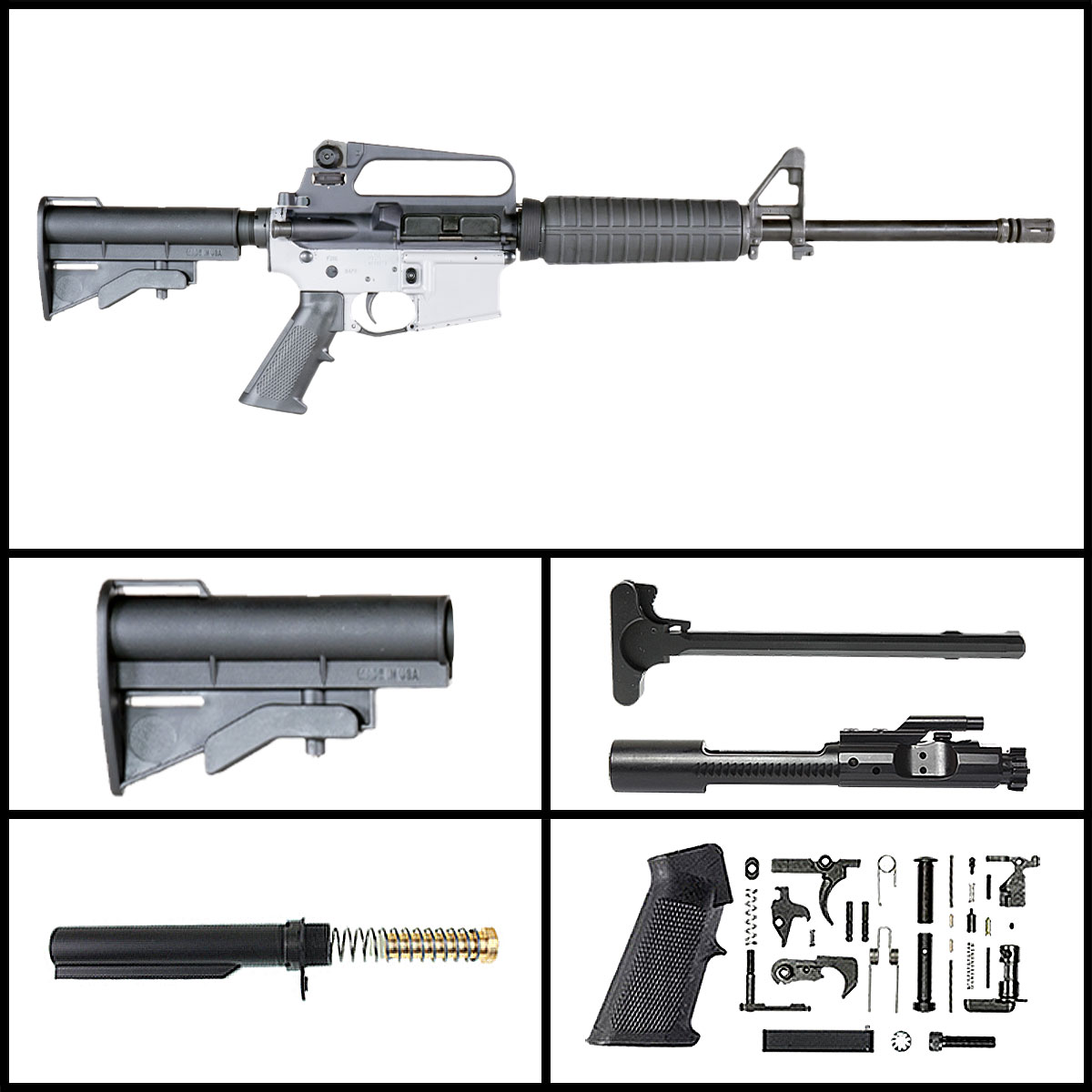 Davidson Defense 'DD CAR-15' 16-inch AR-15 5.56 NATO Nitride Rifle Full ...