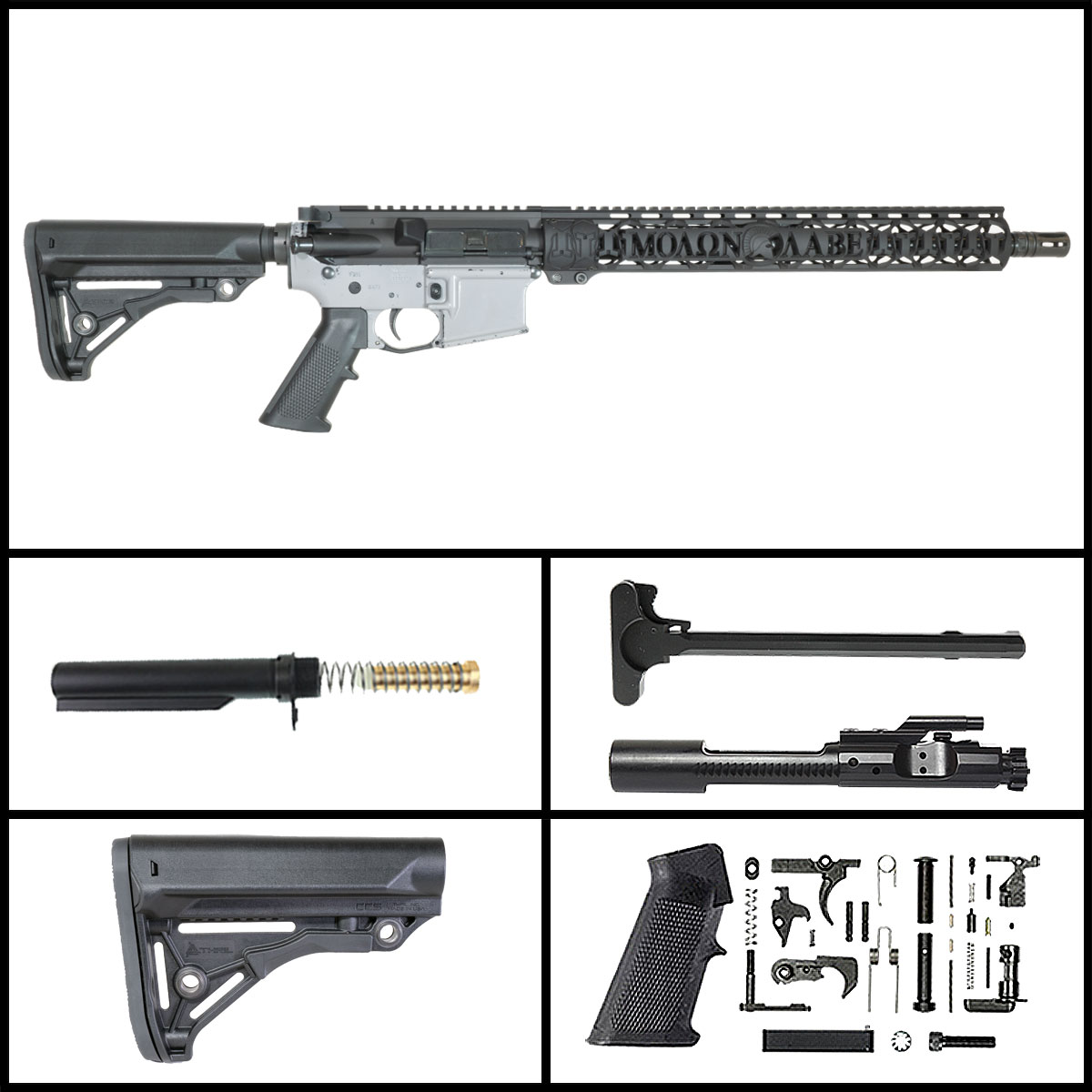 Davidson Defense Spartan’s Arsenal 16-inch AR-15 5.56 NATO Rifle Full Build Kit