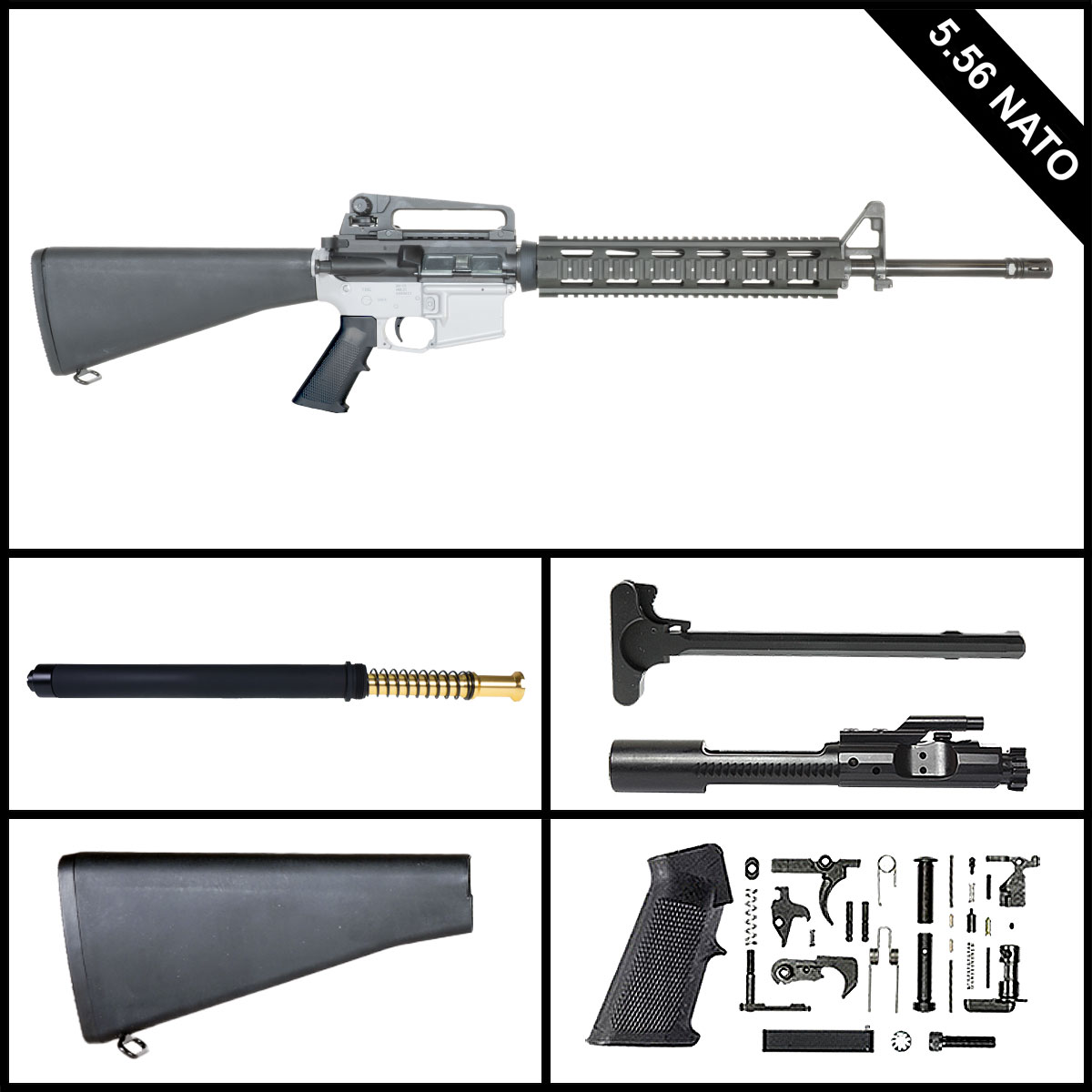 Davidson Defense DD-15A4 20-inch AR-15 5.56 NATO Rifle Full Build Kit