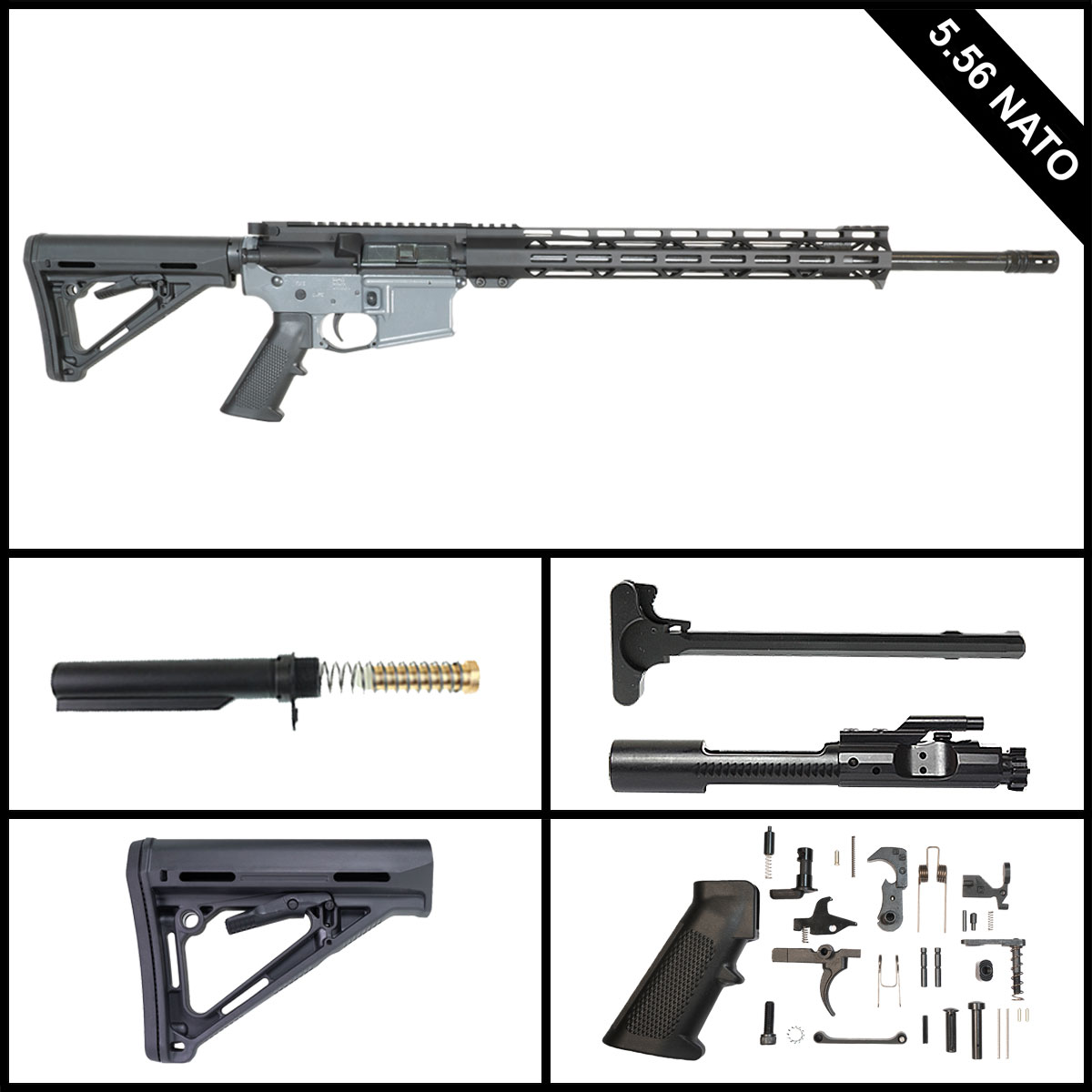 Davidson Defense Sklounsted 20-inch AR-15 5.56 NATO Rifle Full Build Kit