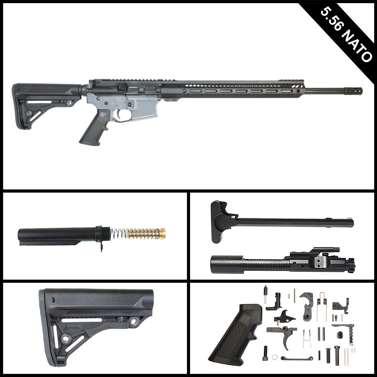 Davidson Defense Draxxed 20-inch AR-15 5.56 NATO Rifle Full Build Kit