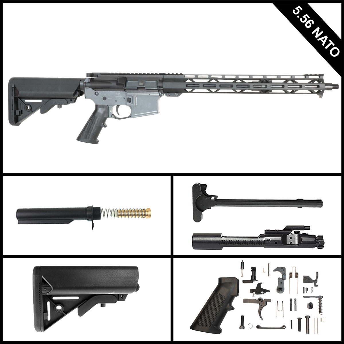 Davidson Defense Vanyar (Suppressor Ready) 16.5-inch AR-15 5.56 NATO Rifle Full Build Kit