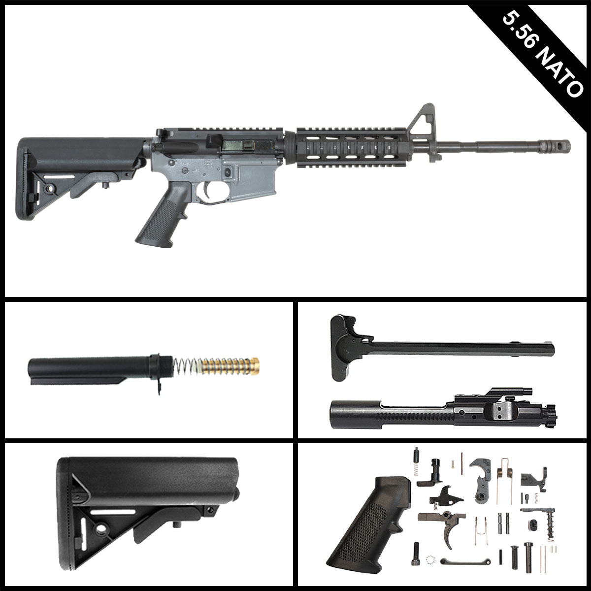 Davidson Defense Cirdan 16-inch AR-15 5.56 NATO Rifle Full Build Kit