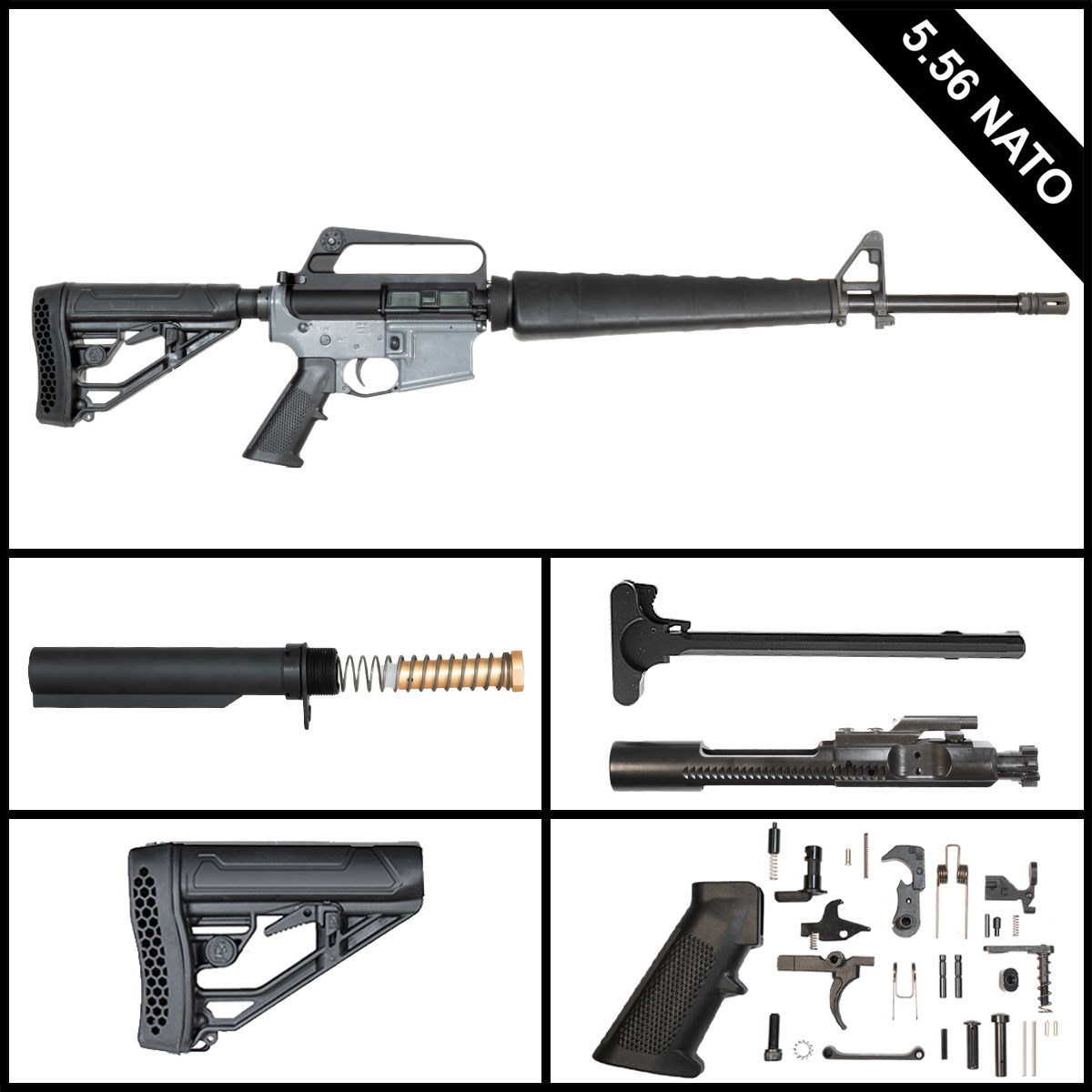 Davidson Defense Rolling Hill 20-inch AR-15 5.56 NATO Rifle Full Build Kit
