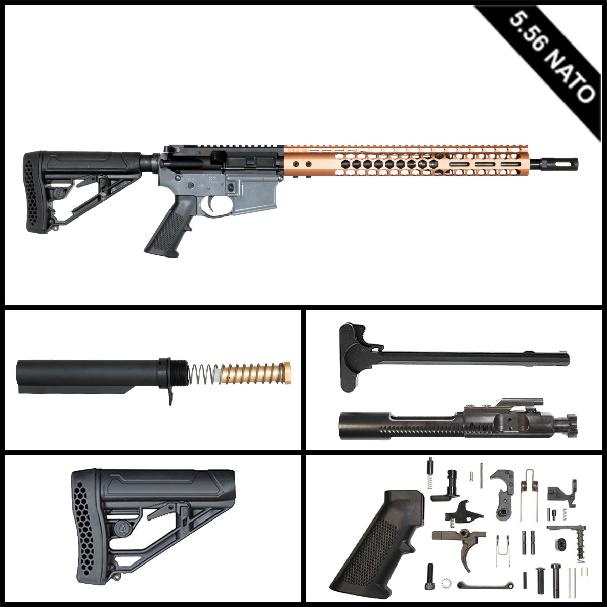 Davidson Defense Copperstrike 16.5-inch AR-15 5.56 NATO Rifle Full Build Kit