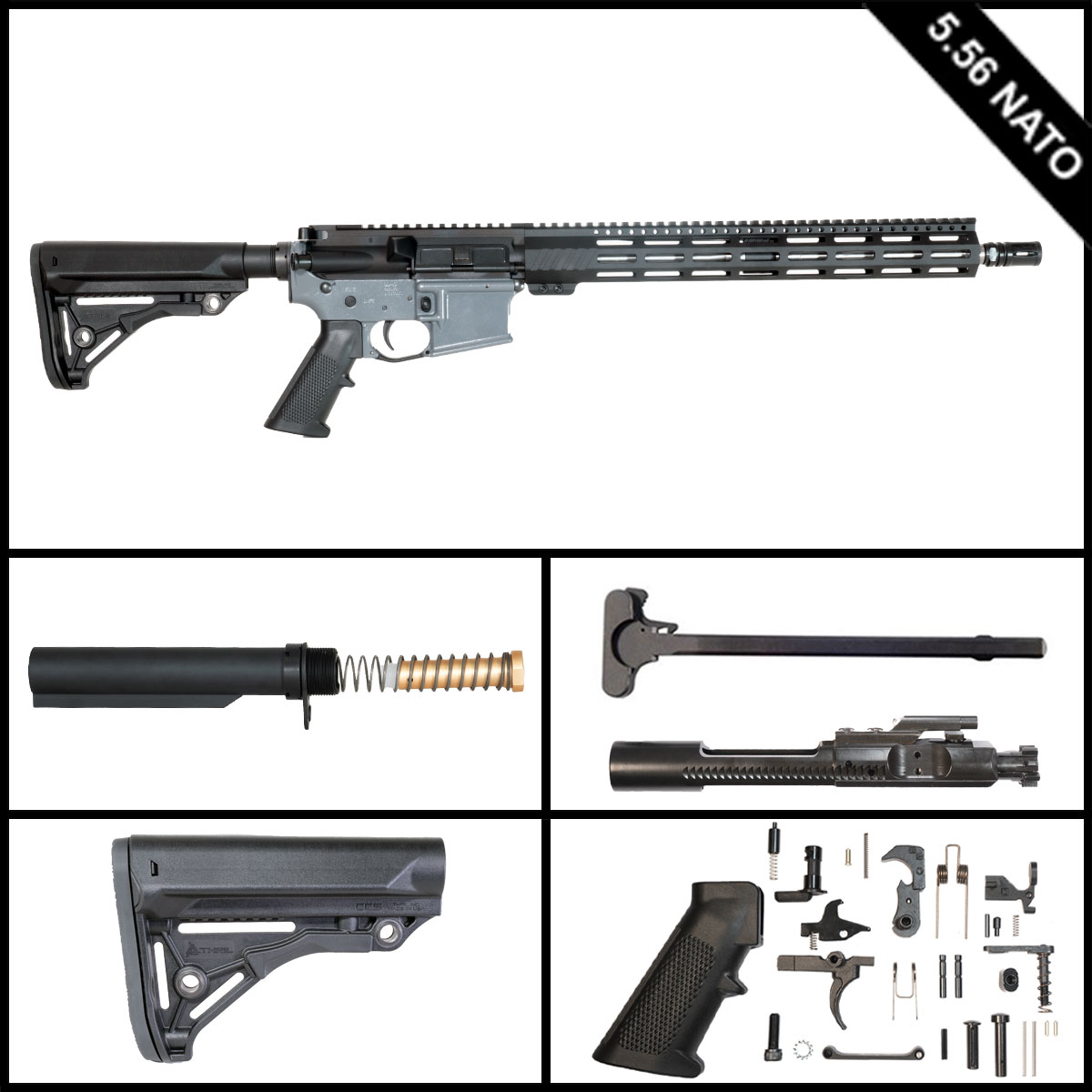 Davidson Defense Strider’s Shadow 16-inch AR-15 5.56 NATO Rifle Full Build Kit