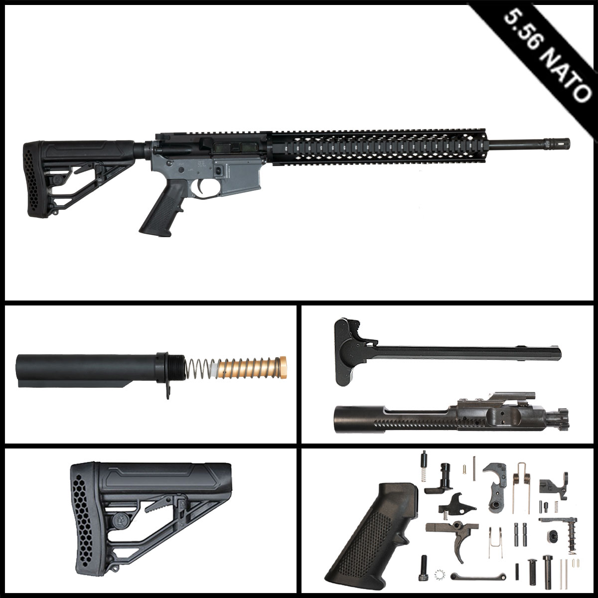 Davidson Defense Zapstrike 20-inch AR-15 5.56 NATO Rifle Full Build Kit