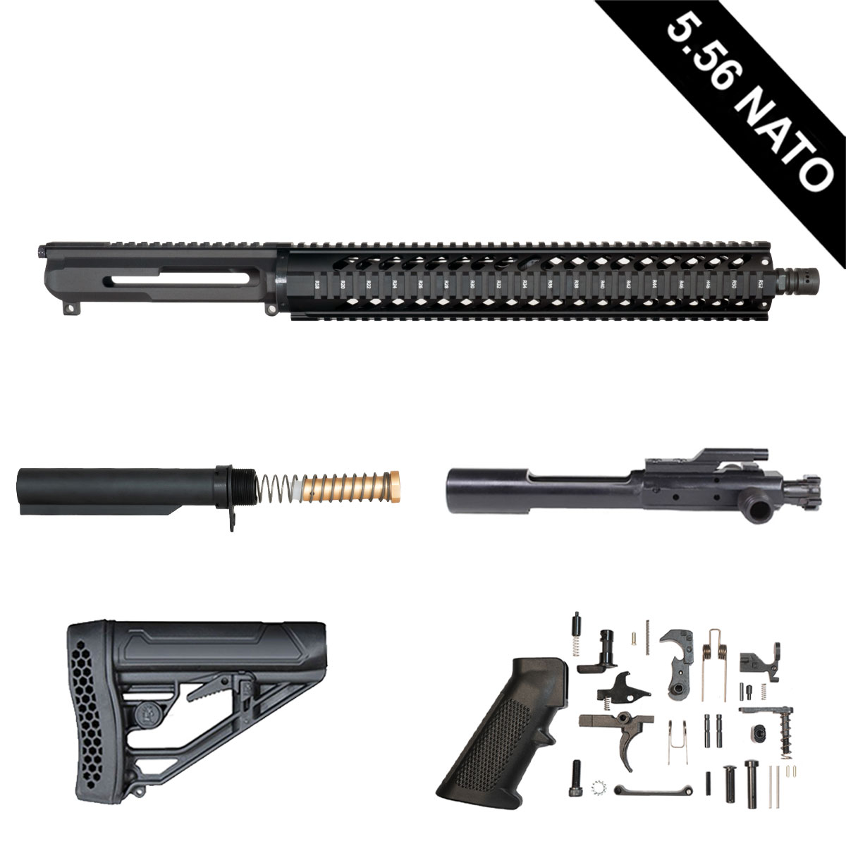 Davidson Defense Patroclus Side Charging 16-inch AR-15 5.56 NATO Rifle Full Build Kit
