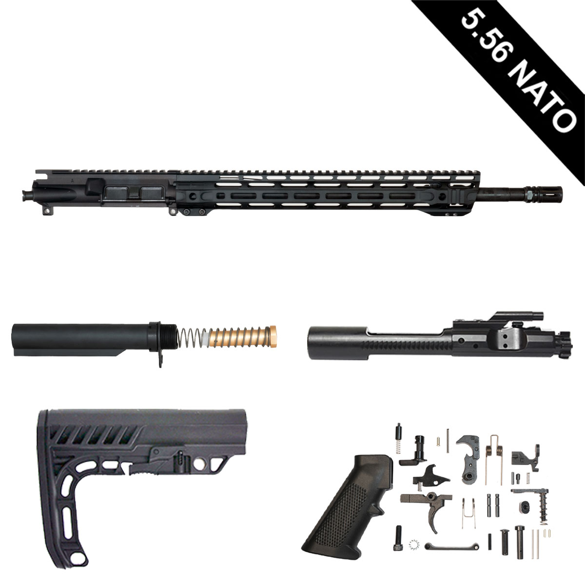 Davidson Defense Orome 18-inch AR-15 5.56 NATO Rifle Full Build Kit