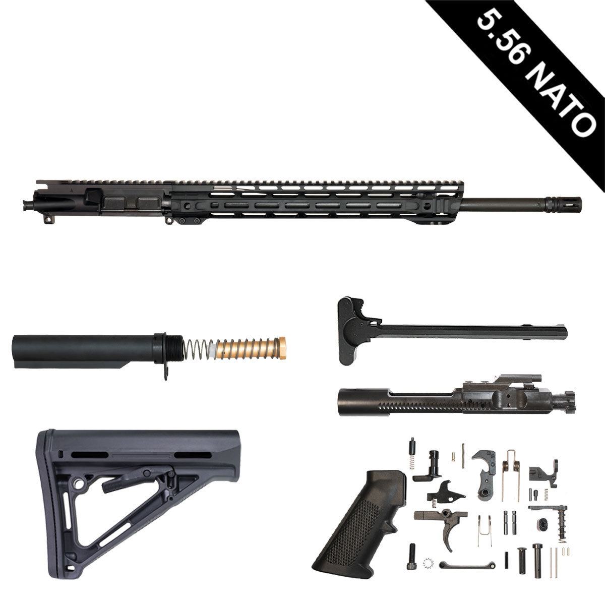 Davidson Defense Big Brother 20-inch AR-15 5.56 NATO Rifle Full Build Kit
