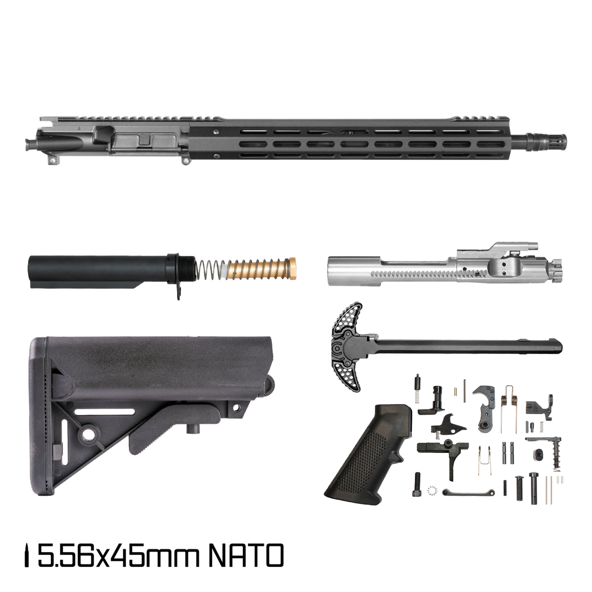 Slickster 16-inch Carbine-Gas 1:7 5.56 NATO AR-15 Freefloat M-Lok
