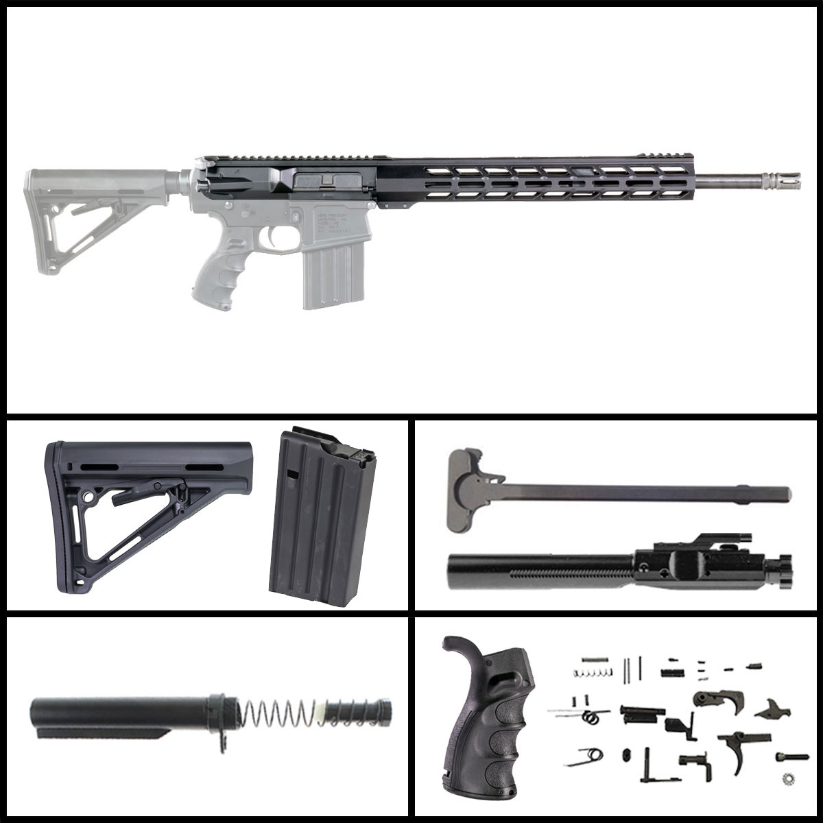 OTD 'Industrialist' 6.5 Creedmoor 20" LR308 6.5 Creedmoor Rifle Full