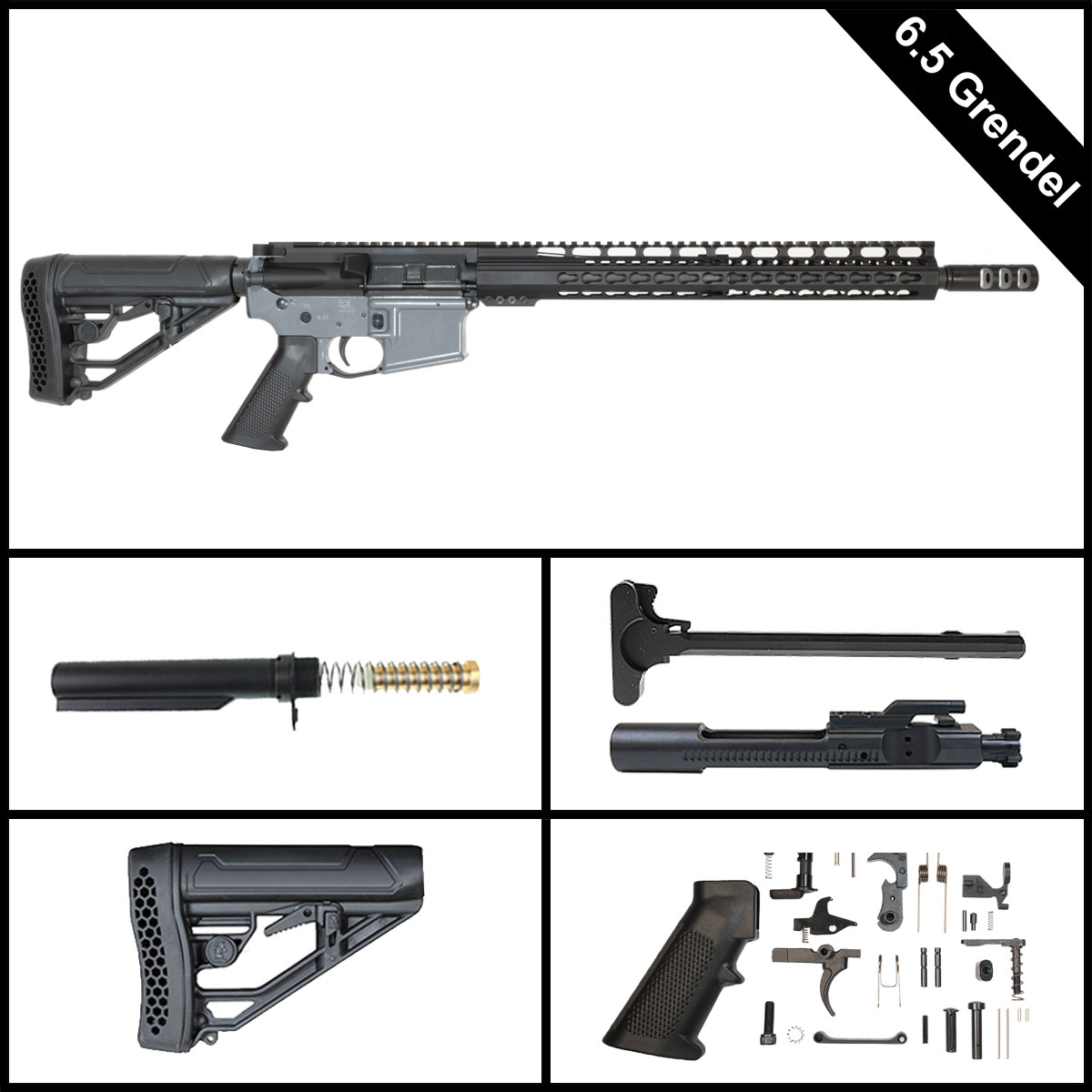 Davidson Defense Gorgoroth 16-inch AR-15 6.5 Grendel Rifle Full Build Kit