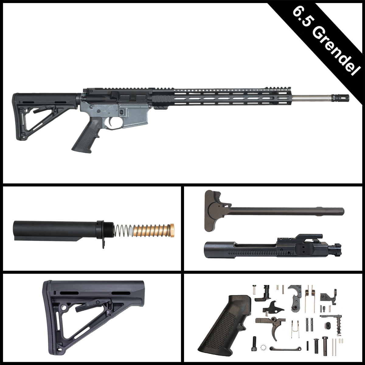 Davidson Defense Six Point Five 20-inch AR-15 6.5 Grendel Rifle Full Build Kit