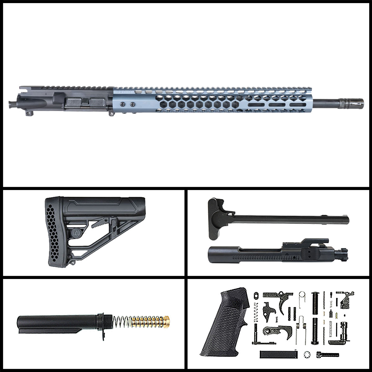 'Arcade' 18-inch AR-15 6mm ARC Nitride Rifle Full Build Kit