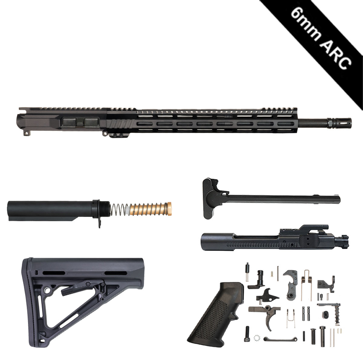 Davidson Defense Paranoid 18-inch AR-15 6MM ARC Rifle Full Build Kit