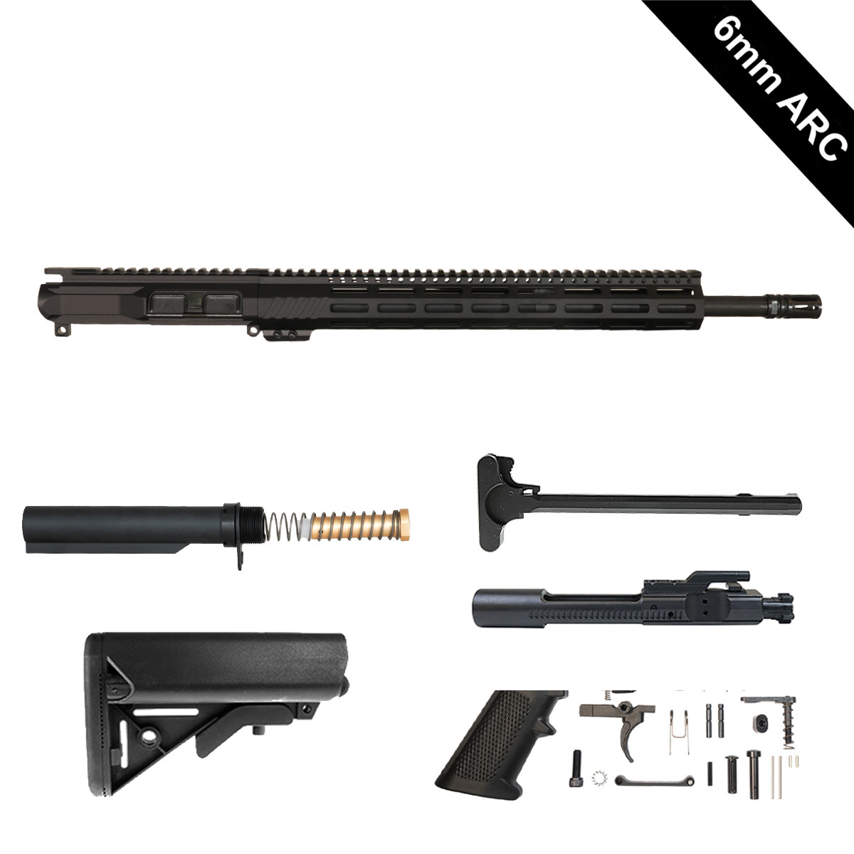 Davidson Defense Iron Man 18-inch AR-15 6MM ARC Rifle Full Build Kit