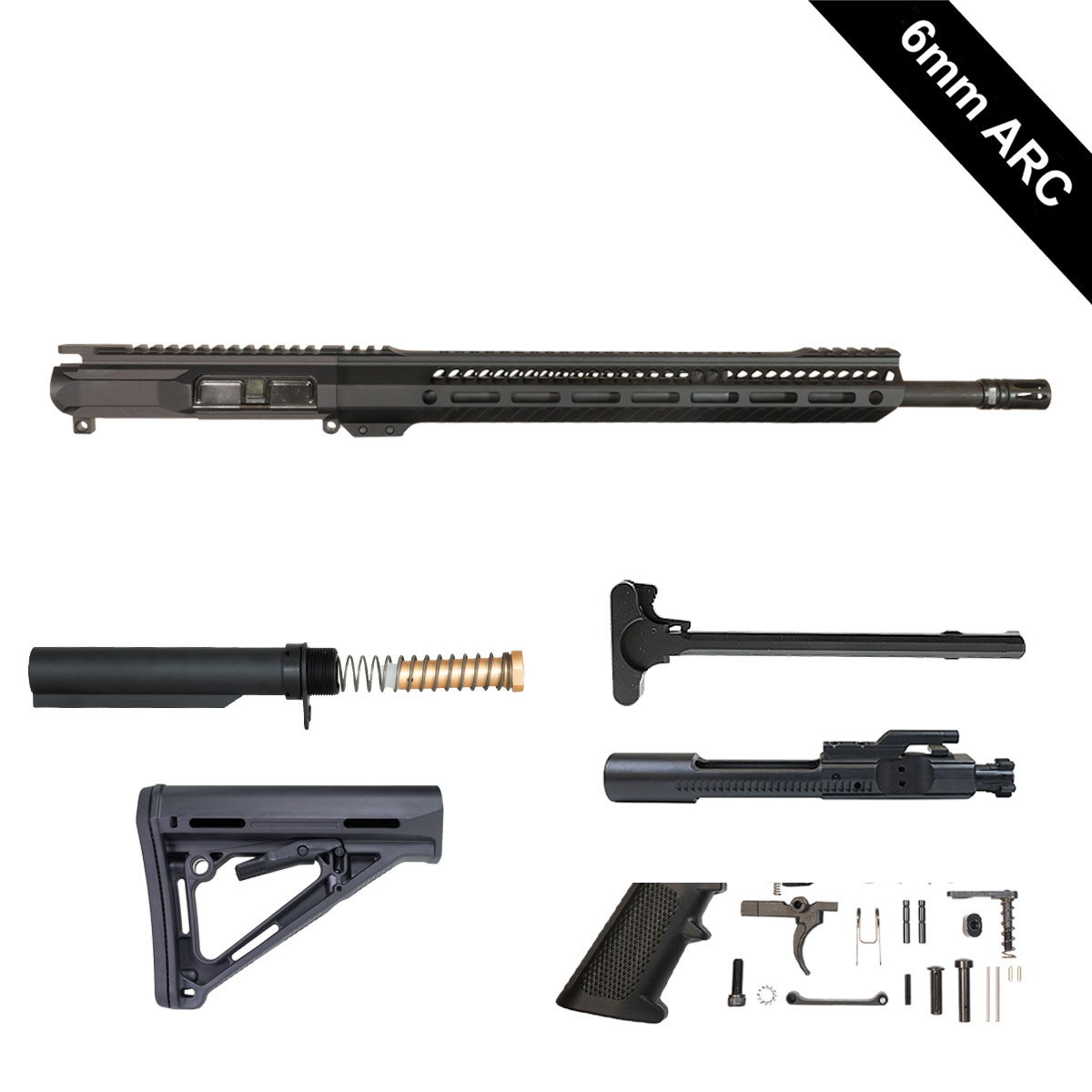 Davidson Defense War Pig 18-inch AR-15 6MM ARC Rifle Full Build Kit