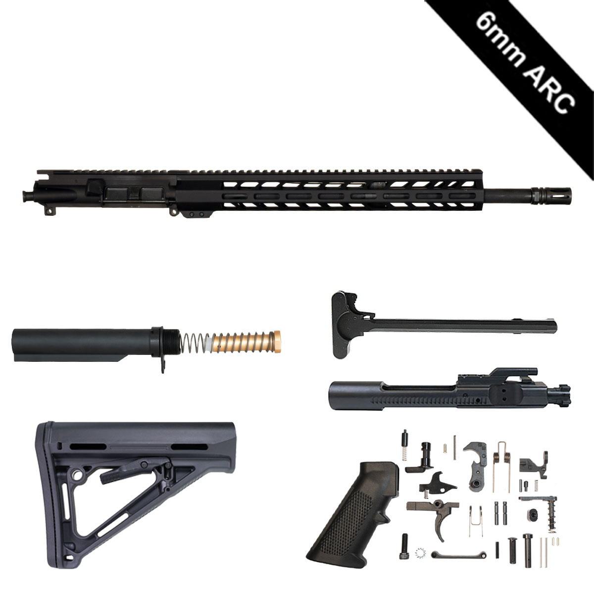 Davidson Defense Bruiser 18-inch AR-15 6MM ARC Rifle Full Build Kit