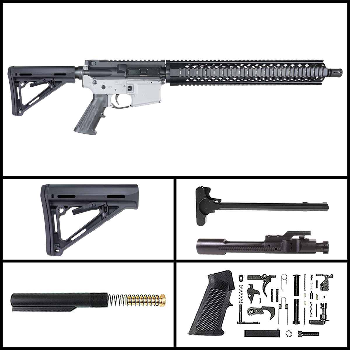 Davidson Defense 'Avalanche in 7.62' 16.25-inch AR-15 7.62x39 Nitride ...