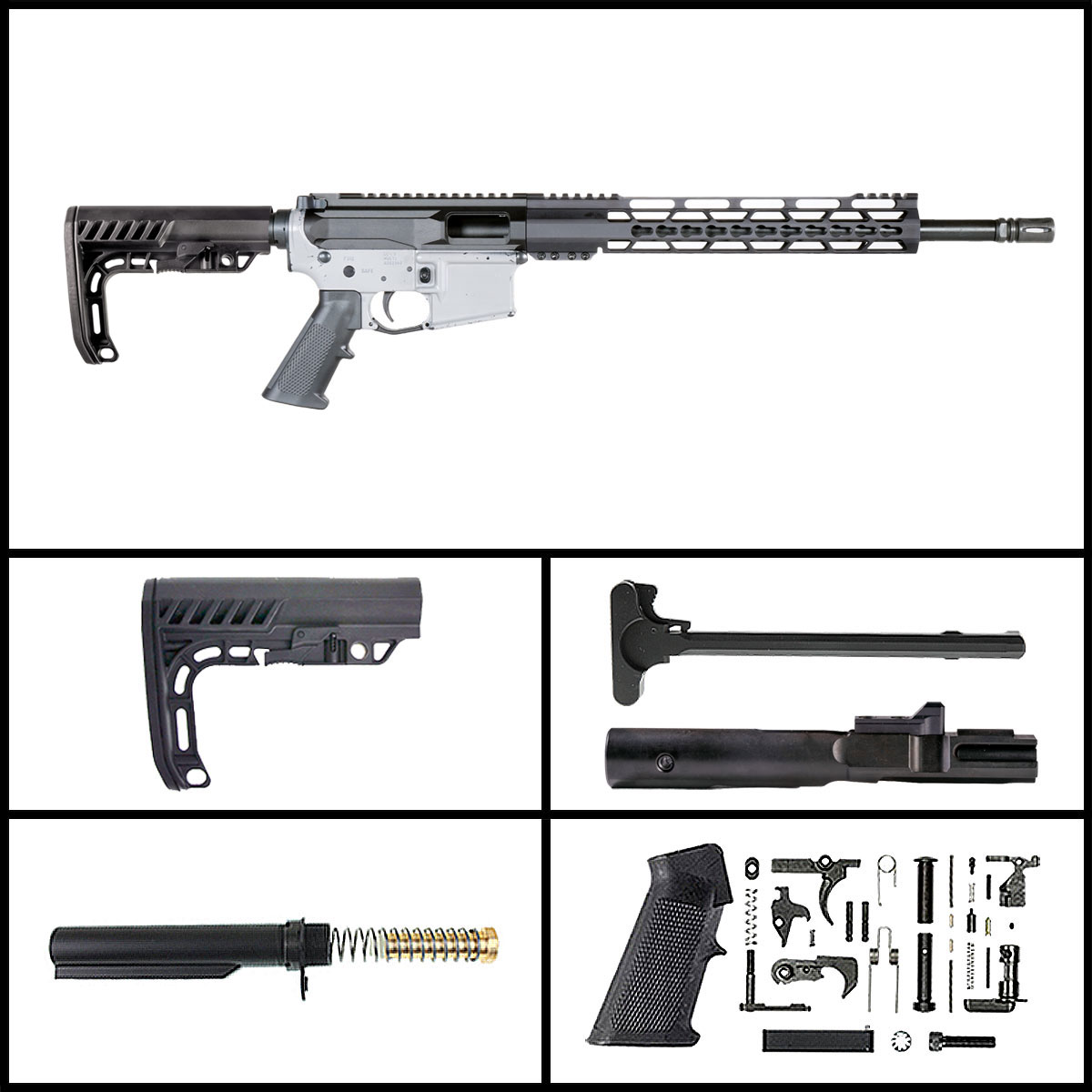 Davidson Defense 'Centurion' 16-inch AR-15 9mm Nitride Rifle Full Build Kit